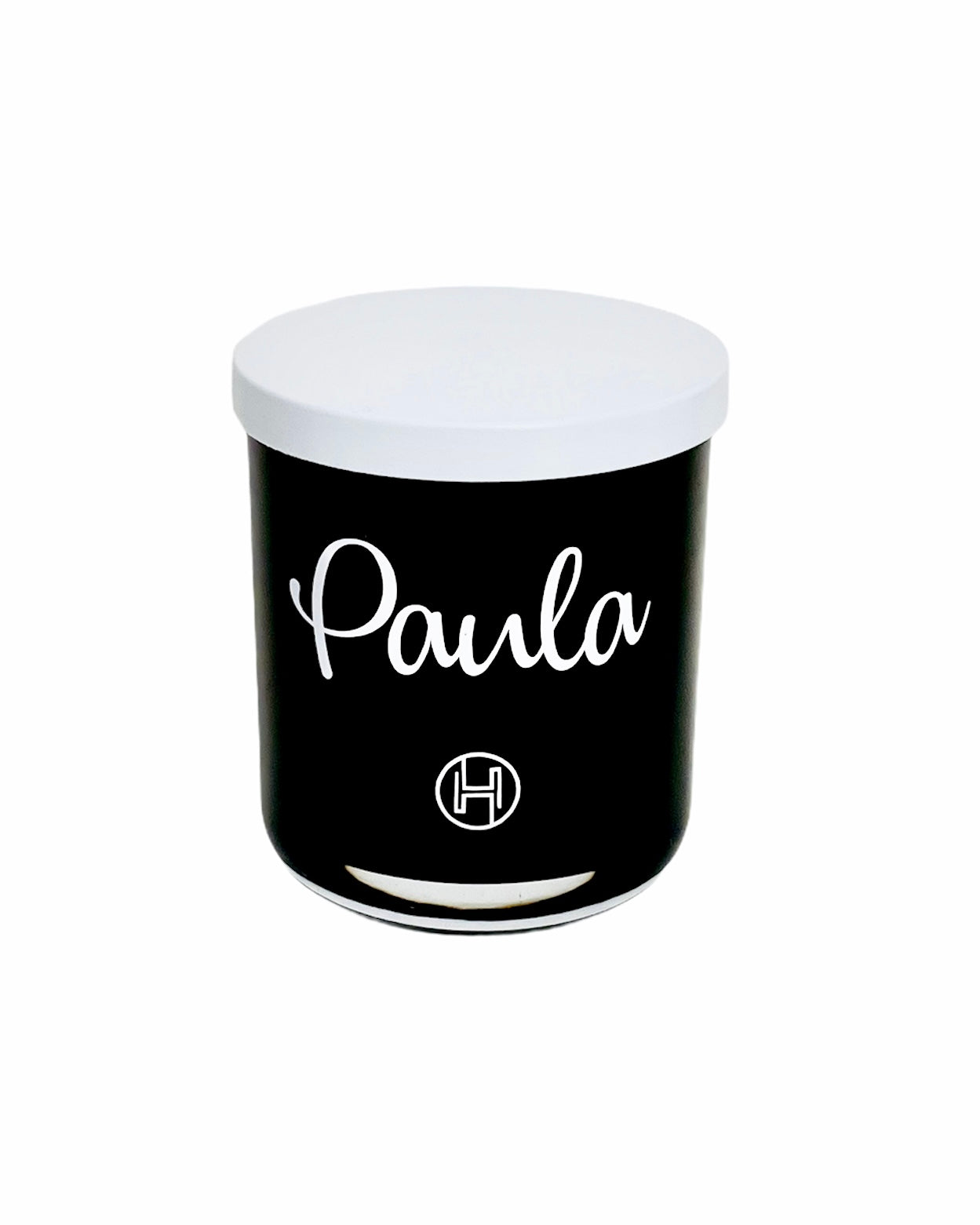 Personalised Candle | Black & White