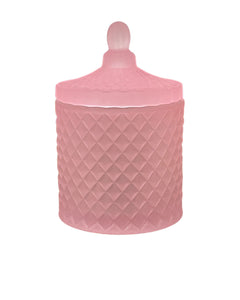 Geo Candle - Matte Pink