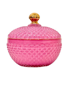 Elegance Candle - Pink & Gold